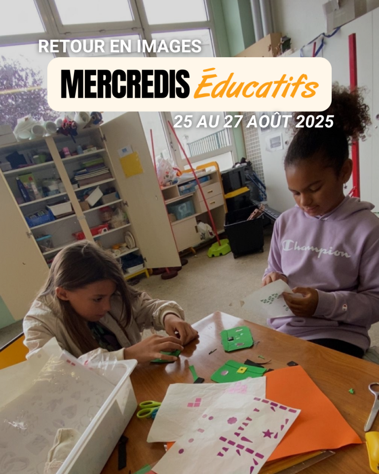 Mercredi, c’était la rentrée des Mercredis Éducatifs !